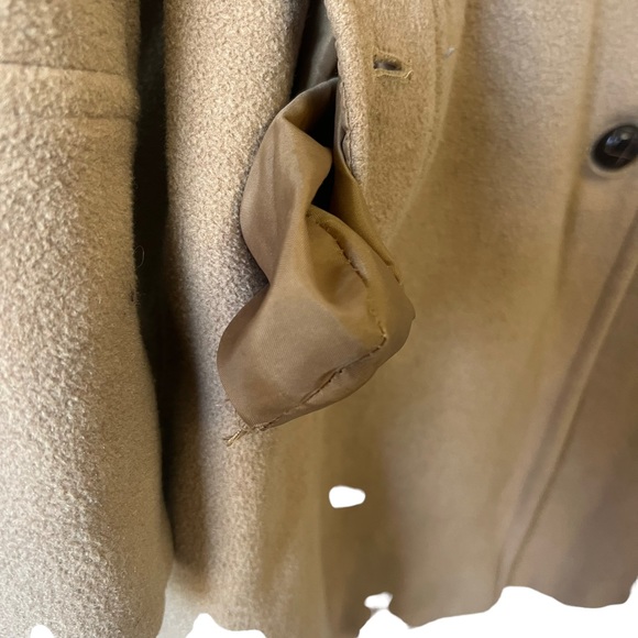Tommy Hilfiger Womens Mid Length Overcoat Tan Camel Size 6 - Picture 3 of 6
